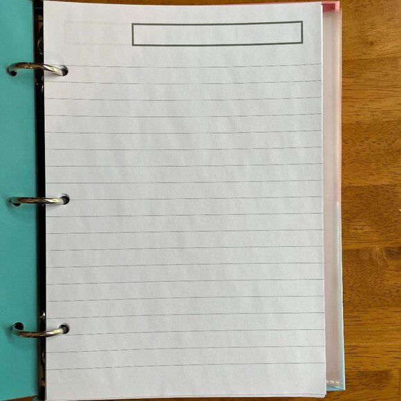 Blank recipe book - Picture 5 of 13